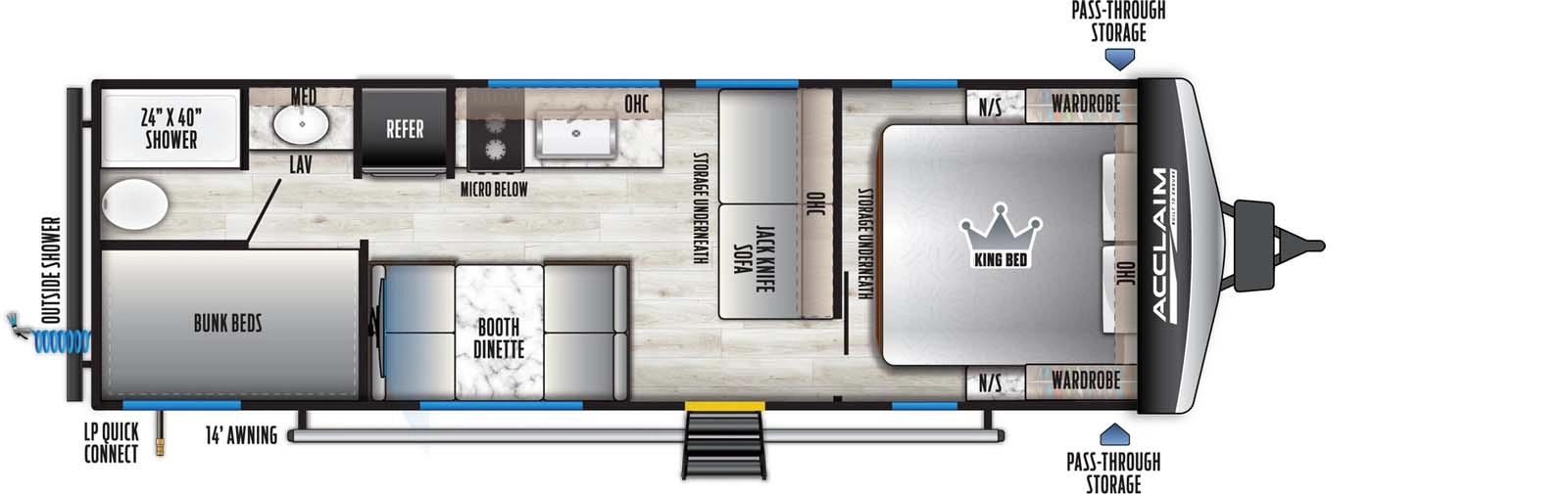 2400BH Floorplan Image